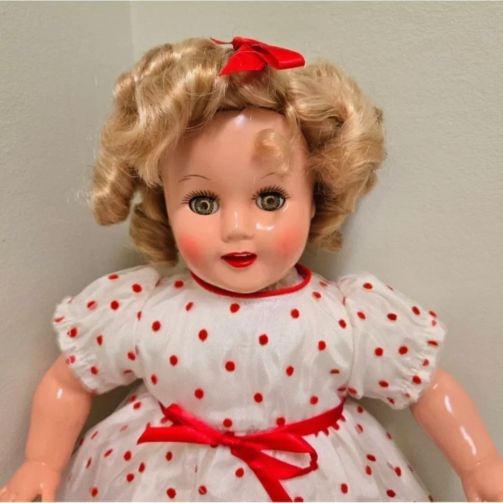 🎄🛍❤️VINTAGE SHINING STAR HORSMAN SHIRLEY TEMPLE DOLL 18 INCHES W/ CERTIFICATE